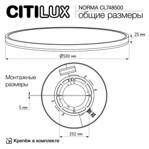 Накладной светильник Citilux Norma CL748500 в Озерске - ozersk.ok-mebel.com | фото 11