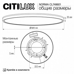 Накладной светильник Citilux Norma CL748601 в Озерске - ozersk.ok-mebel.com | фото 11