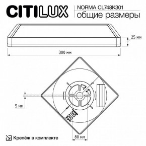 Накладной светильник Citilux Norma CL748K301 в Озерске - ozersk.ok-mebel.com | фото 11