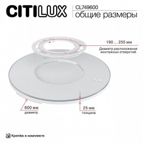 Накладной светильник Citilux NORMA CL749600 в Озерске - ozersk.ok-mebel.com | фото 12
