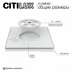 Накладной светильник Citilux Norma CL749K301 в Озерске - ozersk.ok-mebel.com | фото 13