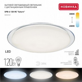 Накладной светильник Эра Классик SPB-6-120-RC Saturn (С) в Озерске - ozersk.ok-mebel.com | фото 3