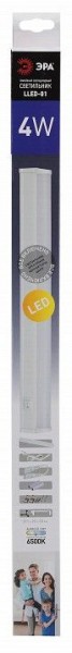 Накладной светильник Эра  LLED-01-04W-6500-W в Озерске - ozersk.ok-mebel.com | фото 4
