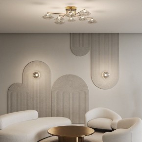 Накладной светильник Eurosvet Ripple 50389/1 LED латунь в Озерске - ozersk.ok-mebel.com | фото 2