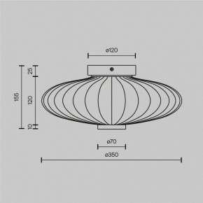 Накладной светильник Maytoni Amulet MOD555WL-L4G3K в Озерске - ozersk.ok-mebel.com | фото 4