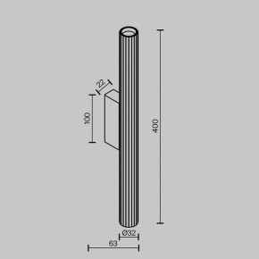 Накладной светильник Maytoni Calipso C082WL-12W2.7K-BS в Озерске - ozersk.ok-mebel.com | фото 4