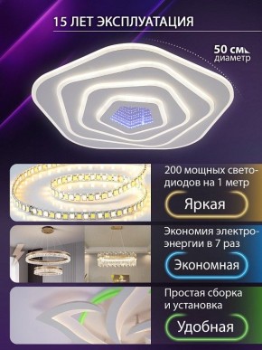 Накладной светильник Natali Kovaltseva PALACE LED LAMPS 81111/4C в Озерске - ozersk.ok-mebel.com | фото 4