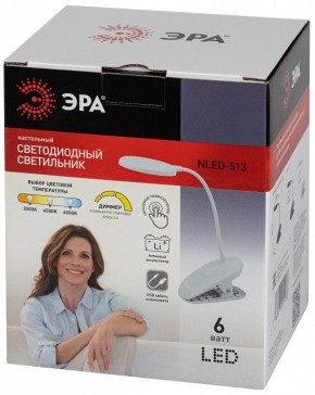 Настольная лампа офисная Эра  NLED-513-6W-W в Озерске - ozersk.ok-mebel.com | фото 7