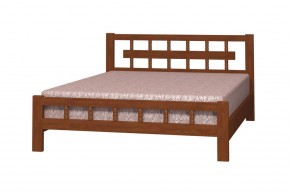 НАТАЛИ-5 Кровать из массива (Орех) в Озерске - ozersk.ok-mebel.com | фото 2