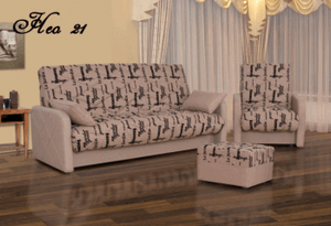 Комплект мягкой мебели НЕО 21М (3+1+ Пуф) в Озерске - ozersk.ok-mebel.com | фото 1