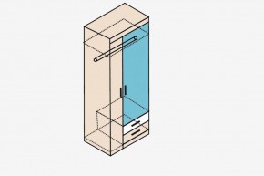 НИКА Н10з Шкаф для одежды в Озерске - ozersk.ok-mebel.com | фото 4