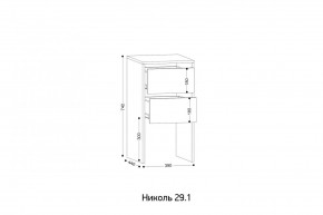 НИКОЛЬ 25 Шкаф 5-ти створчатый в Озерске - ozersk.ok-mebel.com | фото 7