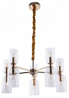 Подвесная люстра Arte Lamp Charm A1623LM-10GO в Озерске - ozersk.ok-mebel.com | фото