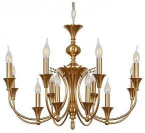 Подвесная люстра Arte Lamp Collinetta A4094LM-12PB в Озерске - ozersk.ok-mebel.com | фото