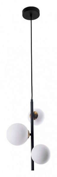 Подвесная люстра Arte Lamp Gemini A2243SP-3BK в Озерске - ozersk.ok-mebel.com | фото 2