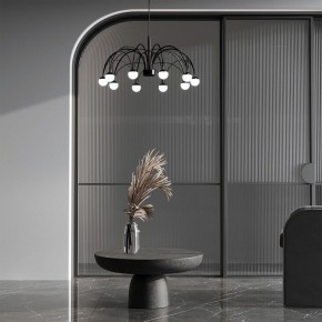 Подвесная люстра Eurosvet Ragno 90034/10 LED черный в Озерске - ozersk.ok-mebel.com | фото 4