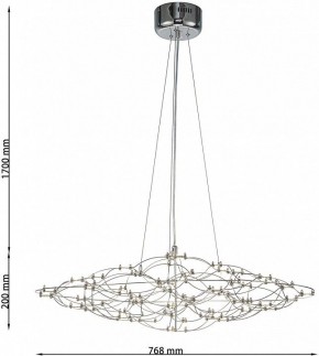 Подвесная люстра Favourite Thinner 4305-8P в Озерске - ozersk.ok-mebel.com | фото 5