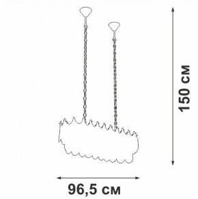 Подвесная люстра Vitaluce V58120 V58120-8/11 в Озерске - ozersk.ok-mebel.com | фото 3