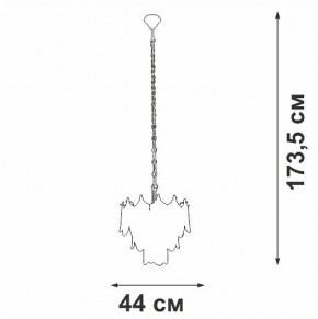 Подвесная люстра Vitaluce V58120 V58120-8/5 в Озерске - ozersk.ok-mebel.com | фото 3