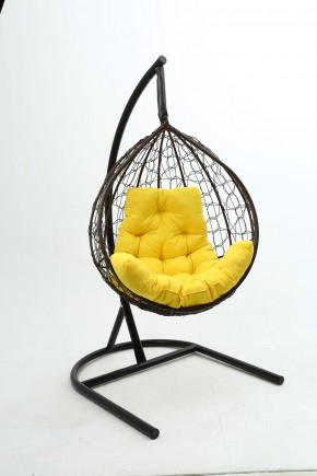 Подвесное кресло Бароло (коричневый/желтый) в Озерске - ozersk.ok-mebel.com | фото