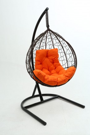Подвесное кресло Бароло (коричневый/оранжевый) в Озерске - ozersk.ok-mebel.com | фото