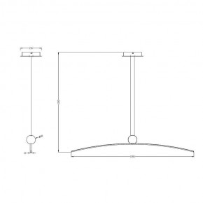 Подвесной светильник Arte Lamp Arno A3362SP-25BK в Озерске - ozersk.ok-mebel.com | фото 3