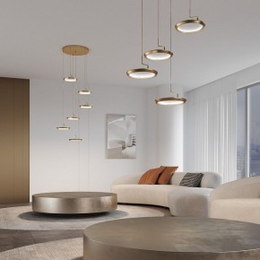 Подвесной светильник Eurosvet Crespella 90034/6 золото в Озерске - ozersk.ok-mebel.com | фото 4