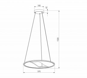 Подвесной светильник Eurosvet Occhio 40027/1 LED серый в Озерске - ozersk.ok-mebel.com | фото 5