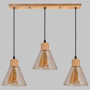 Подвесной светильник Imex MD.5870 MD.5870-3-P-WOOD+BK в Озерске - ozersk.ok-mebel.com | фото