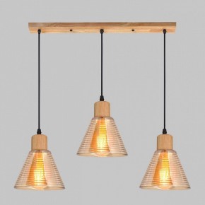 Подвесной светильник Imex MD.5870 MD.5870-3-P-WOOD+BK в Озерске - ozersk.ok-mebel.com | фото 2