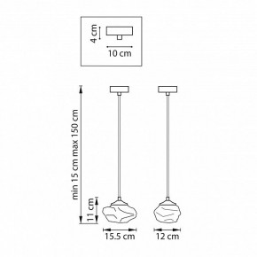 Подвесной светильник Lightstar Meringe 799033 в Озерске - ozersk.ok-mebel.com | фото 4