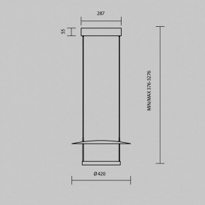 Подвесной светильник Maytoni Ambience MOD280PL-L23B3K1 в Озерске - ozersk.ok-mebel.com | фото 4