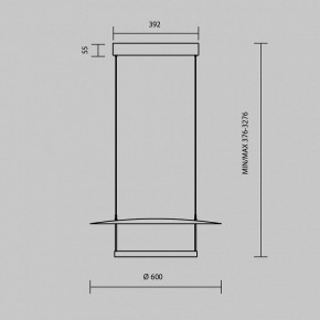 Подвесной светильник Maytoni Ambience MOD280PL-L30B3K1 в Озерске - ozersk.ok-mebel.com | фото 4