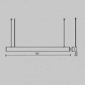 Подвесной светильник Maytoni BASIS P051PL-36W2.7-6K-W в Озерске - ozersk.ok-mebel.com | фото 7