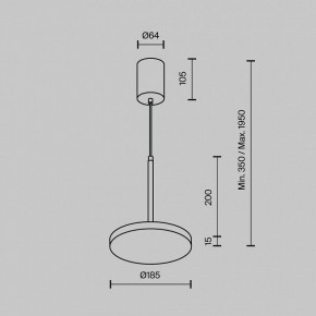 Подвесной светильник Maytoni Plato P076PL-L12W4K-BS в Озерске - ozersk.ok-mebel.com | фото 6