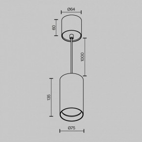 Подвесной светильник Maytoni Vol P100PL-20W3K-BS в Озерске - ozersk.ok-mebel.com | фото 7