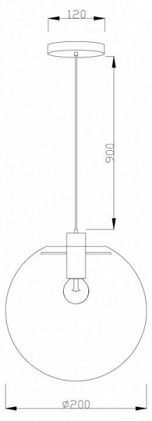 Подвесной светильник Moderli Aurora V11538-1P в Озерске - ozersk.ok-mebel.com | фото 3