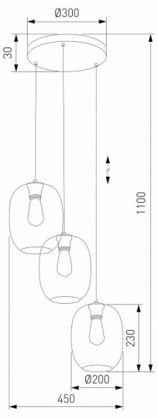 Подвесной светильник TK Lighting Elio 5973 Elio в Озерске - ozersk.ok-mebel.com | фото 3