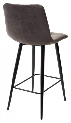 Полубарный стул CHILLI-QB графит #14, велюр / черный каркас (H=66cm) М-City в Озерске - ozersk.ok-mebel.com | фото 4