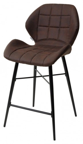 Полубарный стул MARCEL COWBOY-#800 темно-коричневый (H=65cm), ткань микрофибра М-City в Озерске - ozersk.ok-mebel.com | фото