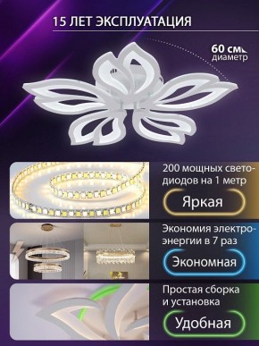 Потолочная люстра Natali Kovaltseva FORTUNA LED LAMPS 81107/4C в Озерске - ozersk.ok-mebel.com | фото 5