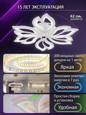 Потолочная люстра Natali Kovaltseva FORTUNA LED LAMPS 81107/6C в Озерске - ozersk.ok-mebel.com | фото 5