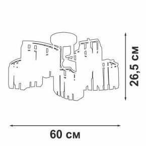 Потолочная люстра Vitaluce V5884 V5884-0/5PL в Озерске - ozersk.ok-mebel.com | фото 3