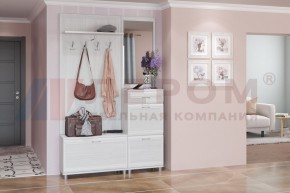 Прихожая Мелисса композиция 8 (Снежный Ясень) в Озерске - ozersk.ok-mebel.com | фото 1