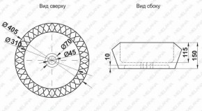 Раковина MELANA MLN-78399 в Озерске - ozersk.ok-mebel.com | фото 2