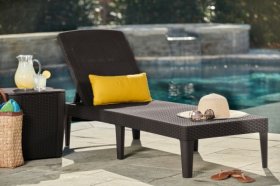 Шезлонг Джайпур (Jaipur Sun lounger) виски-коричневый в Озерске - ozersk.ok-mebel.com | фото 3