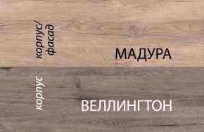 Шкаф 2D1S/D1, DIESEL , цвет дуб мадура/веллингтон в Озерске - ozersk.ok-mebel.com | фото 3