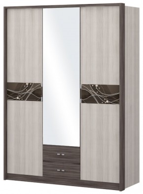 Шкаф 3-х дверный с зеркалом Шк68.2 МС Николь в Озерске - ozersk.ok-mebel.com | фото