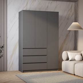 Шкаф 3-х створчатый Симпл ШК-08 (графит) в Озерске - ozersk.ok-mebel.com | фото 3