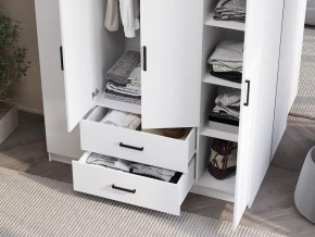 Шкаф 4-х створчатый Титан (белый) в Озерске - ozersk.ok-mebel.com | фото 3